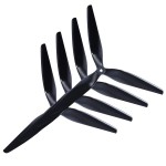 HQPROP 10 × 5 × 3 Drei-Klingen-Luftpropeller (Kit) FPV Durchfahrtsmaschine Kohlenstofffaser-Nylonpropeller 1050